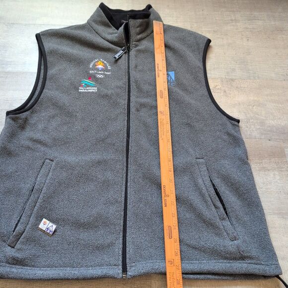 Marker 2002 Salt Lake City Olympics Paralympics Fleece Vest XL Medical Services - Picture 5 of 8